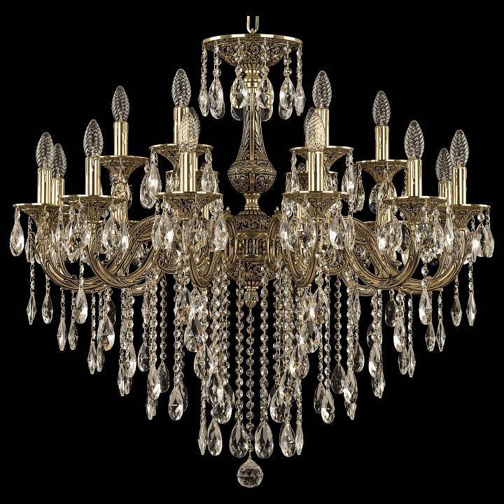 Подвесная люстра Bohemia Ivele Crystal 7101 71101/12+6/300 B GB