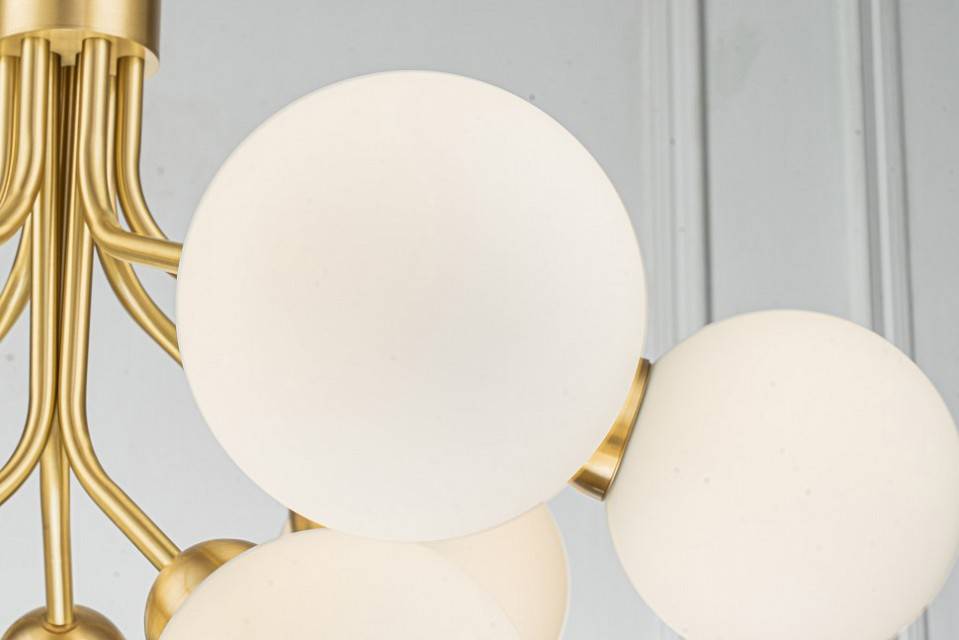 Люстра на штанге Belfast Bryson L-8130-6+3 BR GL