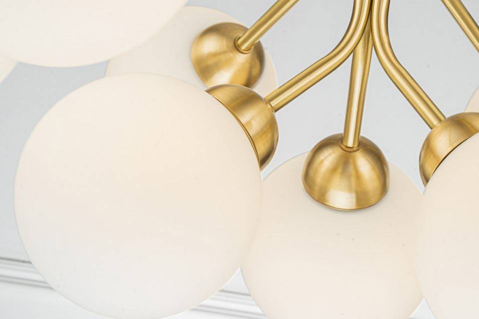 Люстра на штанге Belfast Bryson L-8130-6+3 BR GL