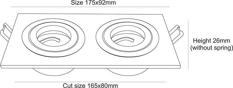 Встраиваемый светильник Deko-Light 111821