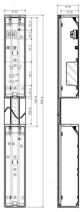 Накладной светильник Deko-Light Larga 12 Вт 3000K белый 341209