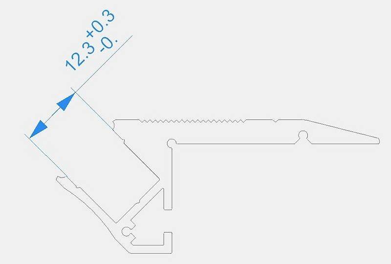 Профиль накладной Deko-Light AL-01-10 970500