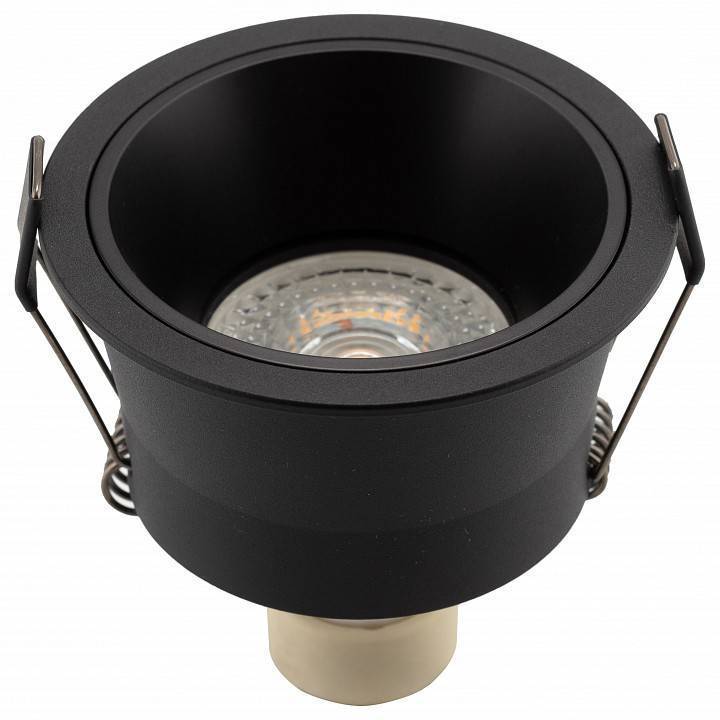 Плафон металлический Denkirs DK2411 черный DK2411-BK