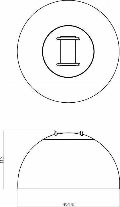 Накладной светильник Denkirs BELTY FLOW DK5560-WH+BK