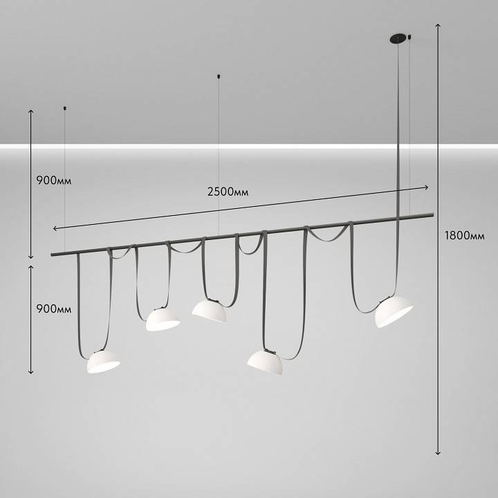Комплект трековой системы Denkirs Belty SET DK55SET06-02-DG