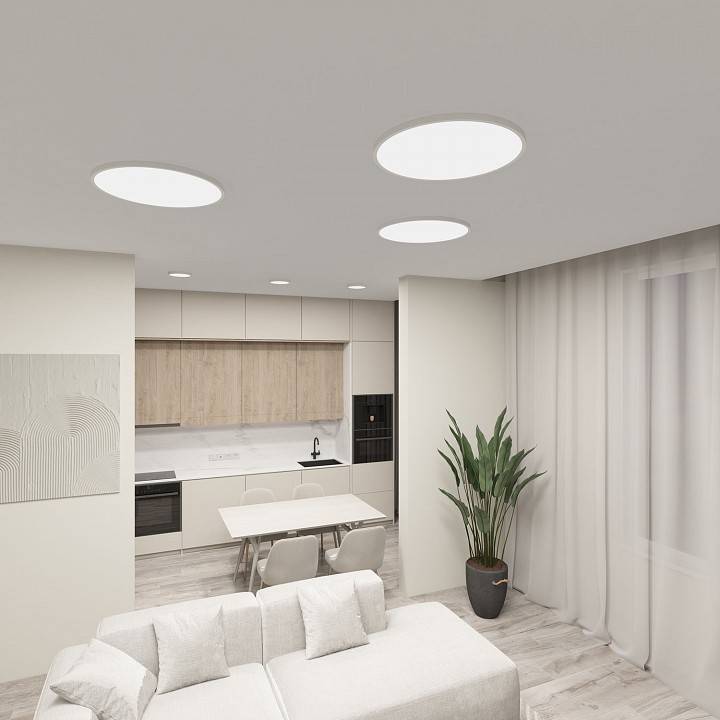 Накладной светильник Denkirs THIN белый DK6520-WH