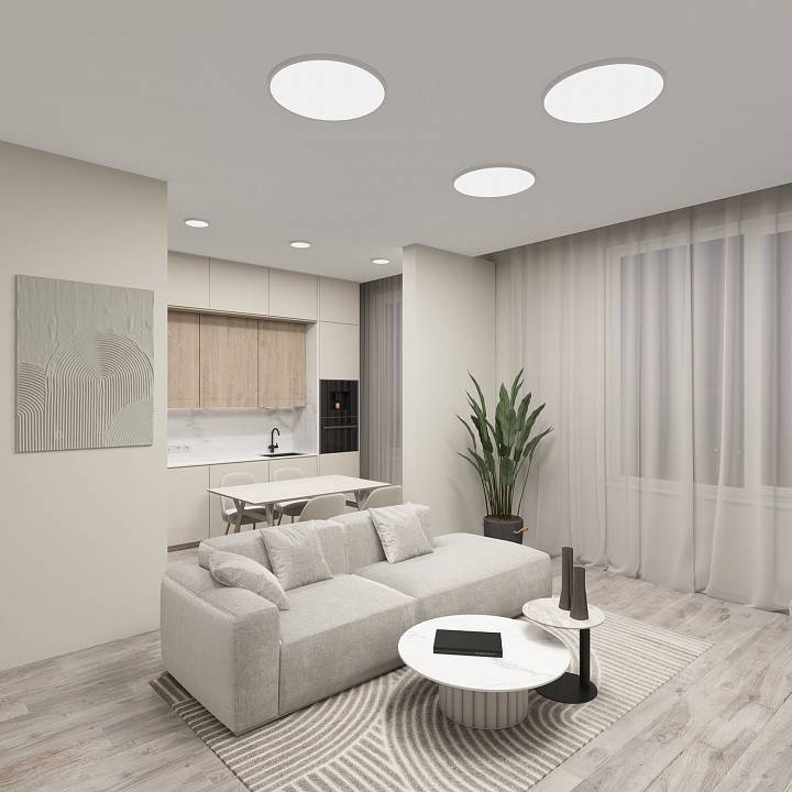 Накладной светильник Denkirs THIN белый DK6520-WH