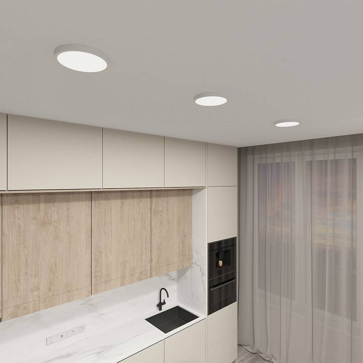 Накладной светильник Denkirs THIN белый DK6520-WH