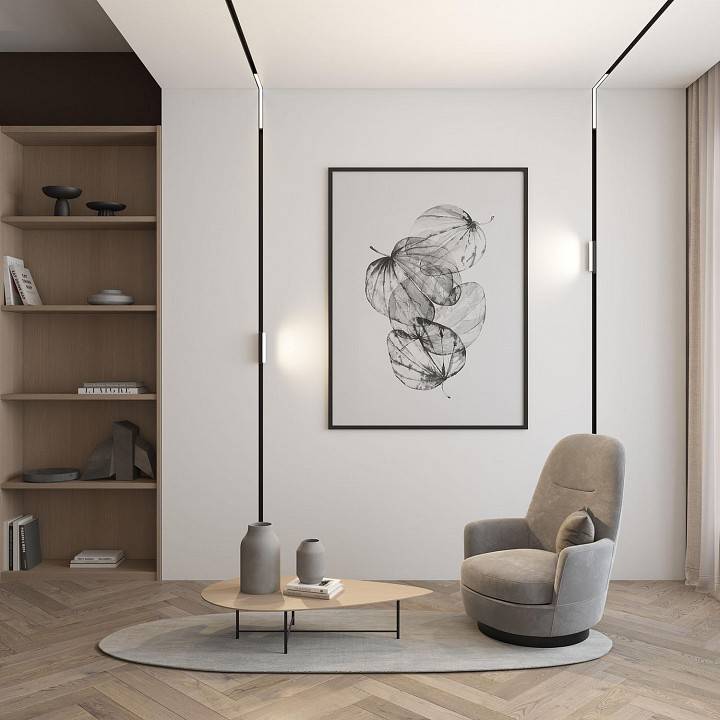 Встраиваемый светильник Denkirs SMART LINEAR DK8015-BK