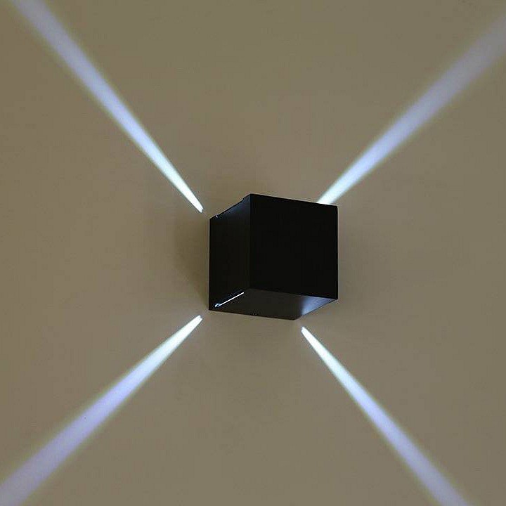 Накладной светильник DesignLed Kvadratish 6 Вт черный GW-5201-6-BL-CW