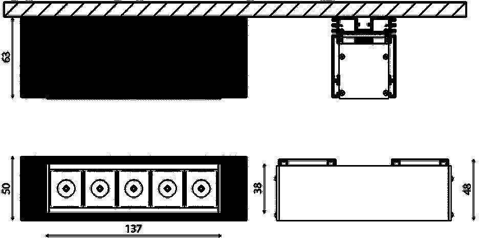 Встраиваемый светильник DesignLed SY SY-601221-BL-10-NW