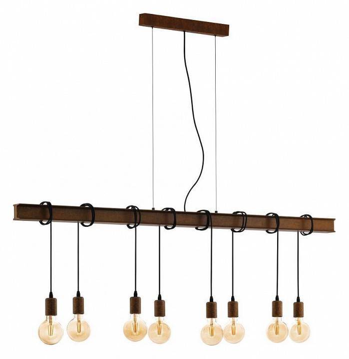 Подвесной светильник Eglo Townshend 4 1хE27 коричневый 43524