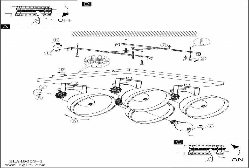 Спот EGLO Barnstaple 1хE27 49653