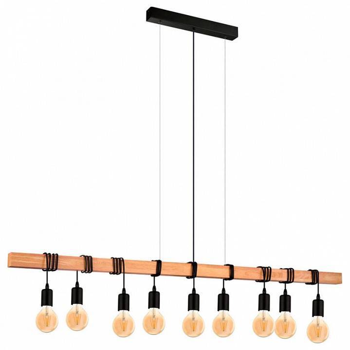 Подвесной светильник Eglo Townshend 3хE27 дерево/белый 49744