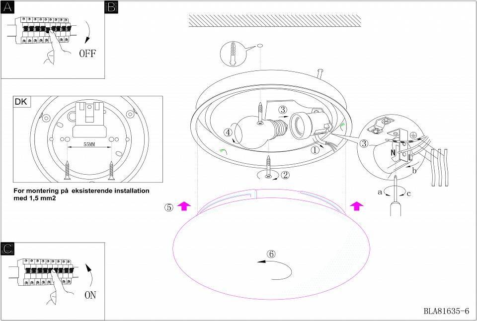 Накладной светильник Eglo ПРОМО Ella 81635
