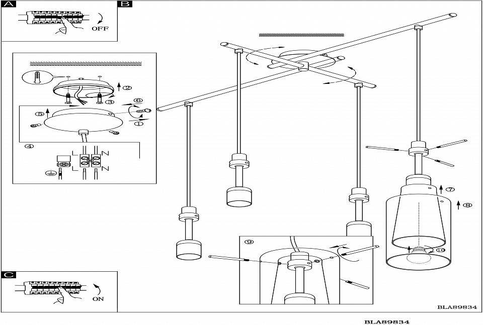 Подвесной светильник Eglo Pinto 89834