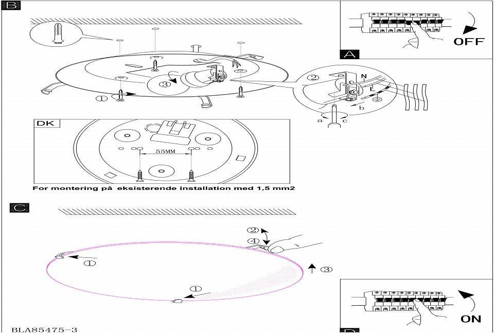 Накладной светильник Eglo ПРОМО Scalea 1 90043