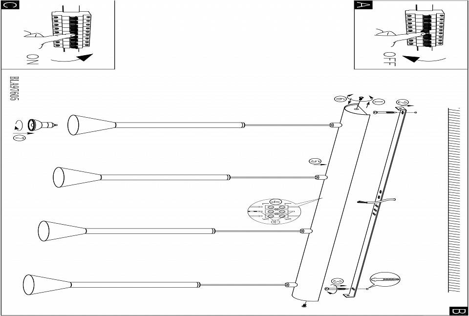 Подвесной светильник Eglo Cortaderas 1xGU10 97605