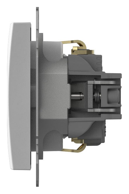 Розетка с заземлением, без рамки Elbi Eleсtriс Zena Vega 609-015600-217