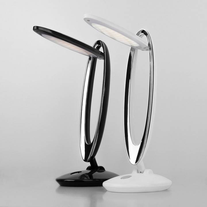 Настольная лампа офисная Elektrostandard Saturn 10 Вт черная a044008