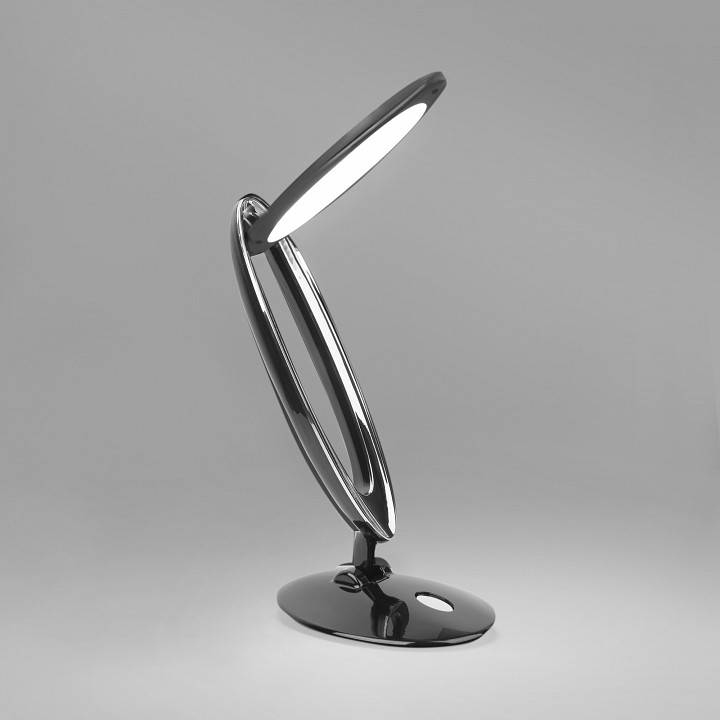 Настольная лампа офисная Elektrostandard Saturn 10 Вт черная a044008