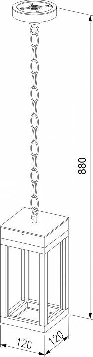Подвесной светильник Elektrostandard Frame a051857