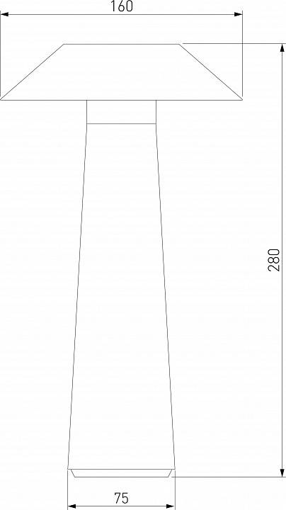 Настольная лампа декоративная Elektrostandard Future a062379