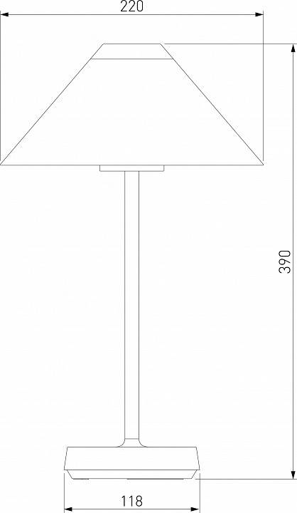 Настольная лампа декоративная Elektrostandard Mistery a062381