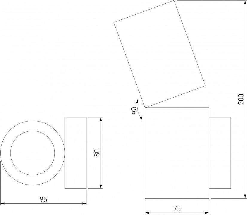 Бра Elektrostandard Deep a062926