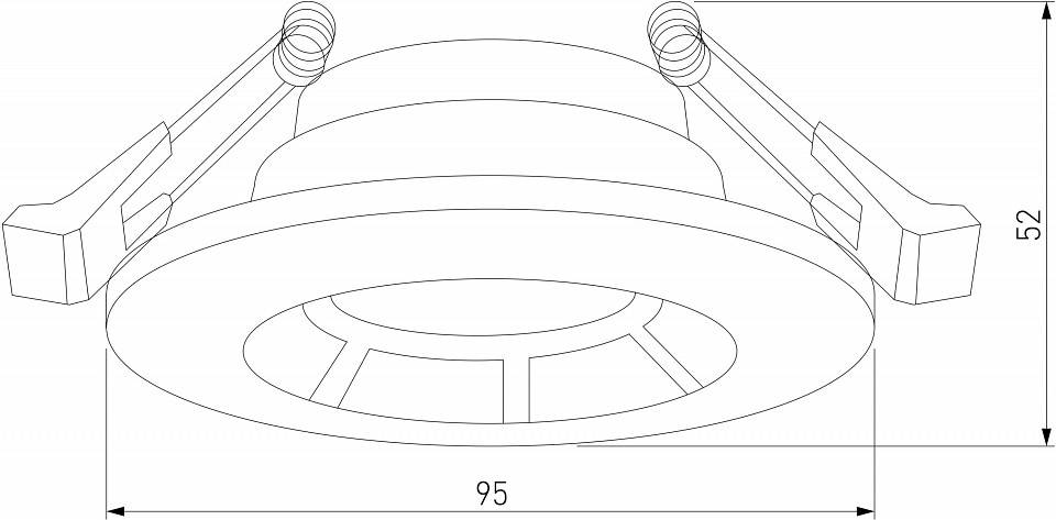 Встраиваемый светильник Elektrostandard Asimo a064266