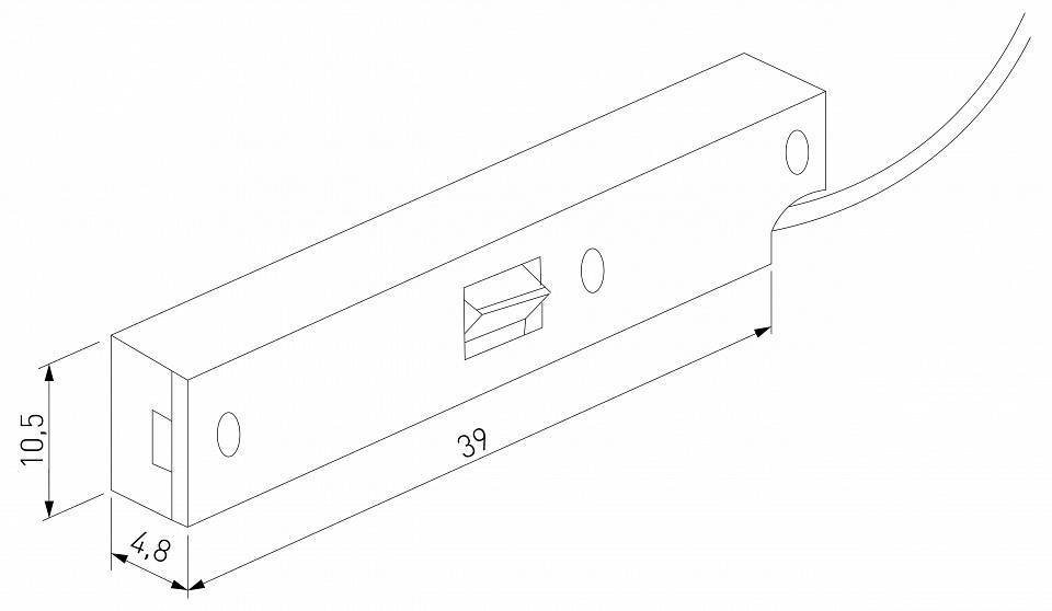 Токопровод концевой Elektrostandard Mini Magnetic a065632