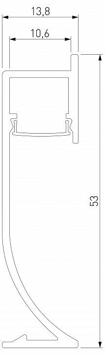 Короб для плинтусов Elektrostandard LL-2-ALP021 a066619