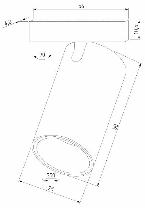 Светильник на штанге Elektrostandard Mini Magnetic a067272