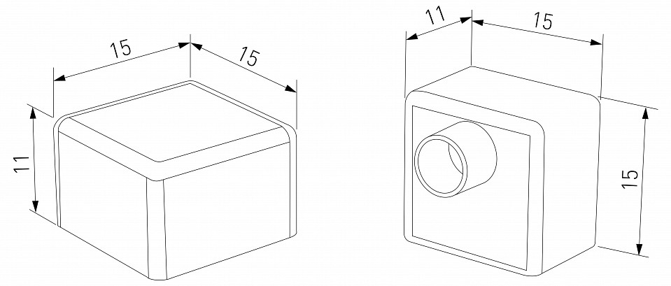 Заглушка для профиля Elektrostandard  ZLL-2-ALP026