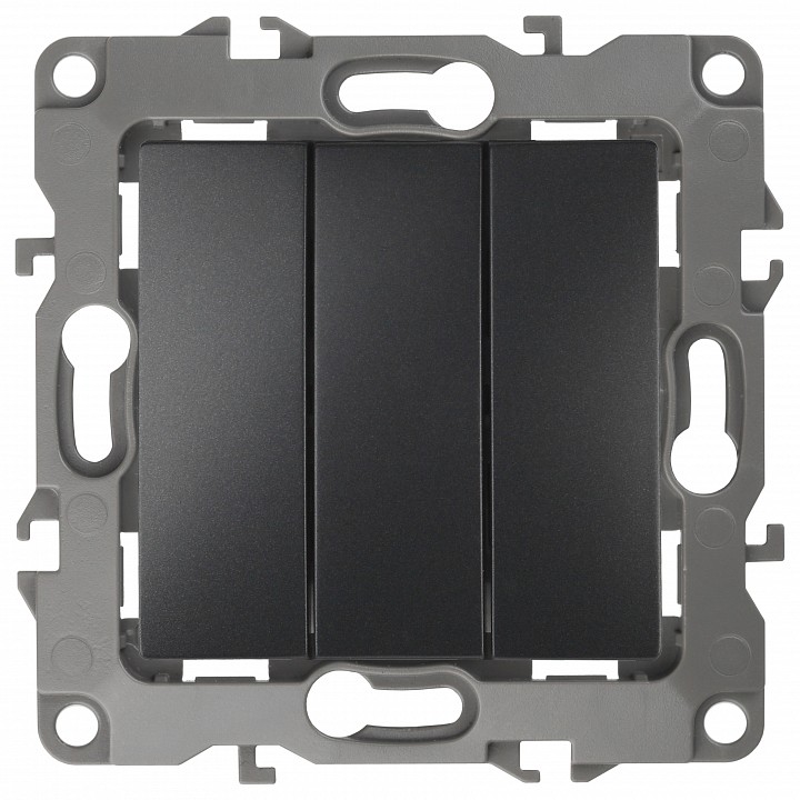 Выключатель трехклавишный без рамки Эра Эра 12 12-1107-05