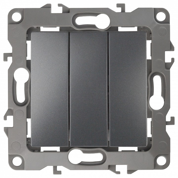 Переключатель трехклавишный без рамки Эра Эра 12 12-1107-12