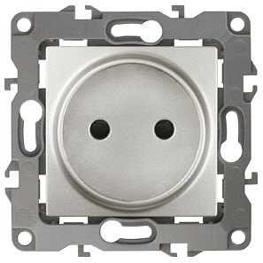 Розетка без заземления, без рамки Эра Эра 12 12-2105-15