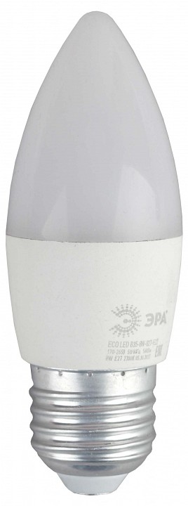 Лампа светодиодная Эра  ECO LED B35-8W-827-E27 R