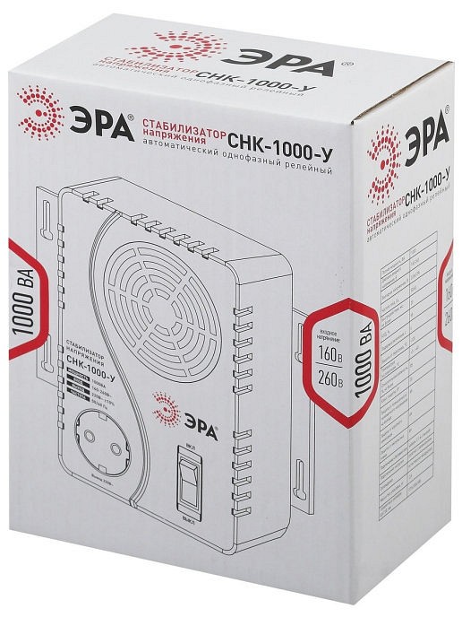 Стабилизатор напряжения Эра  СНК-1000-У
