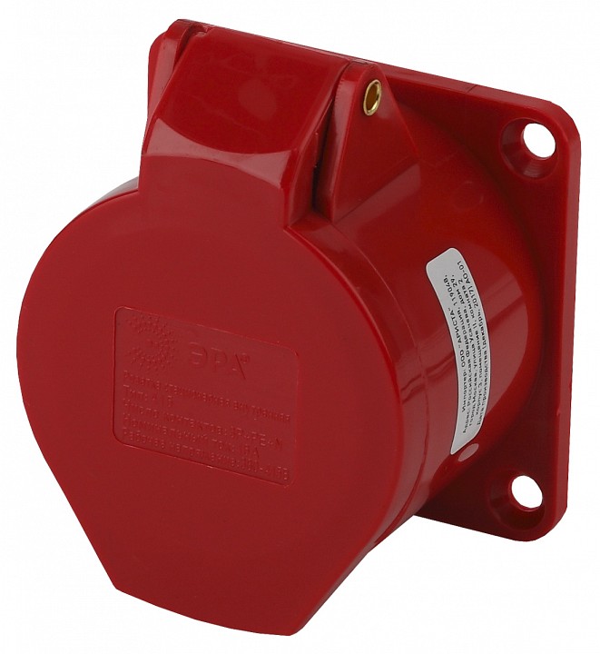 Розетка с заземлением Эра  R(IN)-16-3P-PE-N-IP44