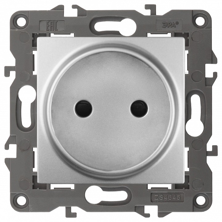 Розетка без заземления, без рамки Эра Эра Elegance 14-2105-03