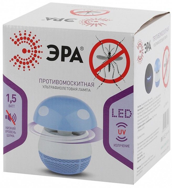 Противомоскитная лампа Эра   1.5Вт K ERAMF-04