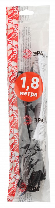 Провод электрический Эра  UX-ШВВП-S-1,8m-B