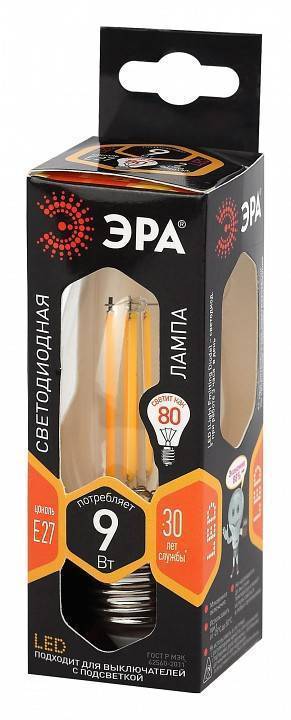 Лампа светодиодная ЭРА E27 9 Вт 2700 K груша Б0046993