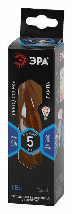 Лампа светодиодная ЭРА E14 5 Вт 4000 K свеча Б0047007