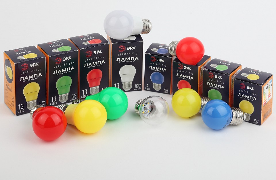 Лампа светодиодная Эра  ERAWL45-E27