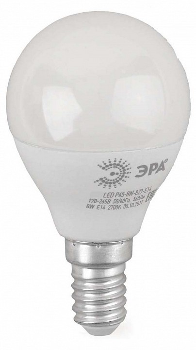 Лампа светодиодная Эра  LED P45-8W-827-E14 R