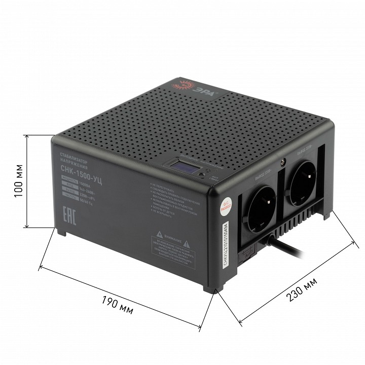 Стабилизатор напряжения Эра  CНК-1500-УЦ