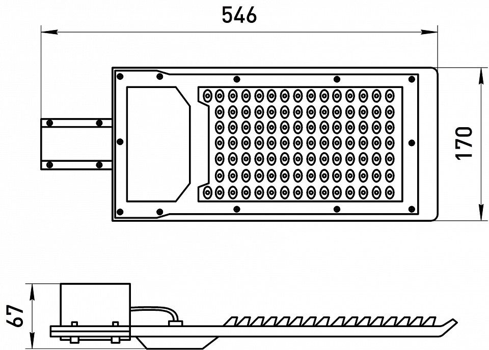 Консольный светильник Эра  SPP-503-0-50K-150