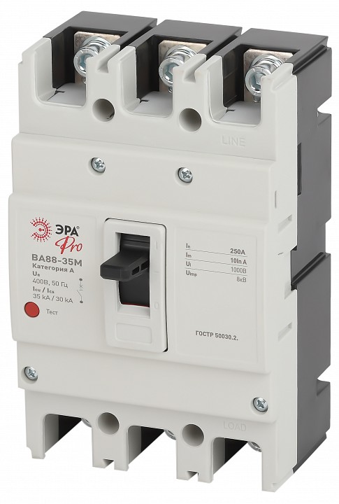 Автоматический выключатель 3P Эра ВА88-35М SVA30-3-0250-E